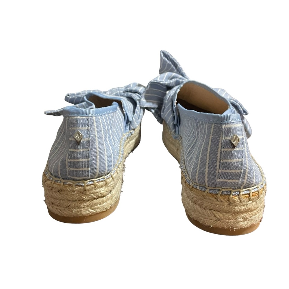 Sam Edelman Ciara blue bow Espadrille - Picture 4 of 6